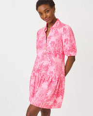 Bingley Dress - Conch Shell Pink Palm Beach Destination