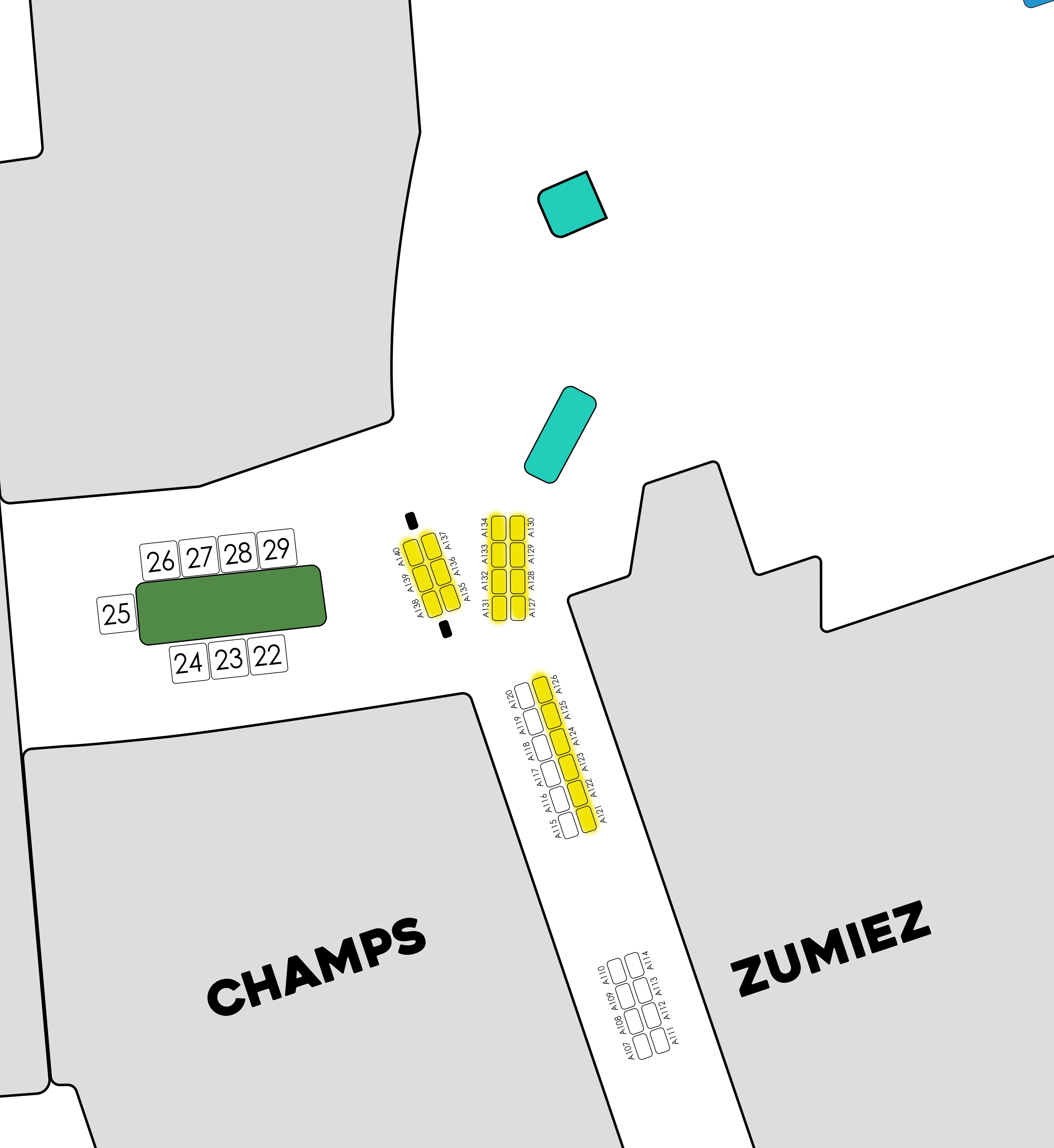 Lower Level A 6x4 Booths June 20th-21st | A121-A140