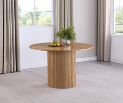 Riona Round 48-inch Wood Top Dining Table NaturalNatural