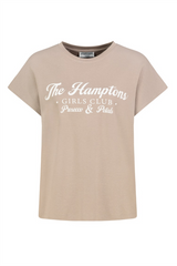 EIGHT 2 NINE Print T-Shirt Middle Brown - Rohbau