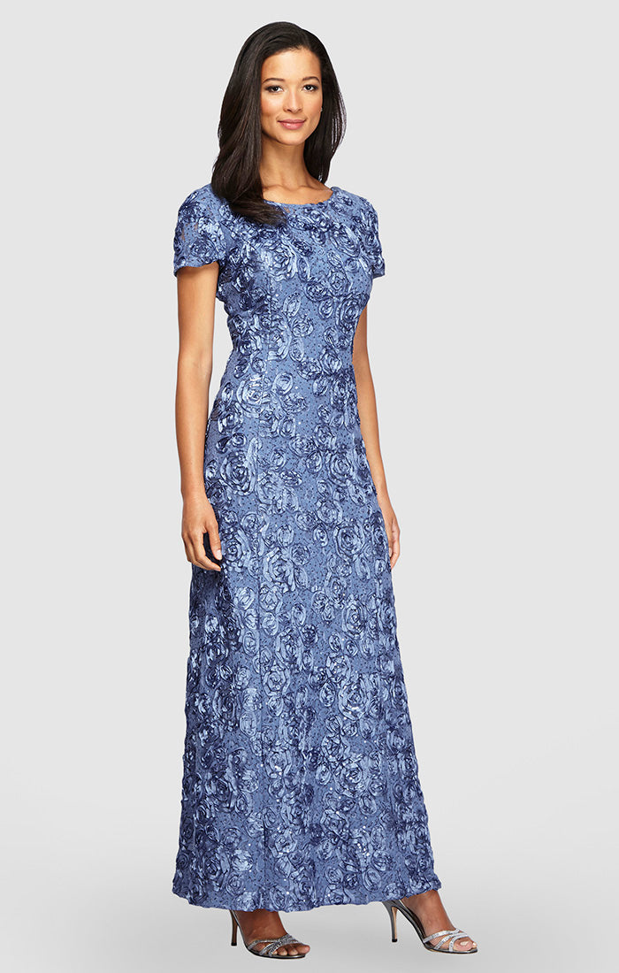 Mother of the Bride Dresses Long A Line Petite Mother of the Bride Formal Dress Periwinkle