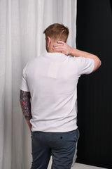 Spencer Rib SS O-Neck Tee Bright White