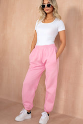 Olivia Candy Pink Oversized Joggers