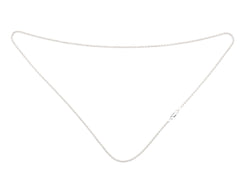 (.925 Sterling Silver) Medium Rope Chain 24"