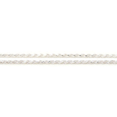 (.925 Sterling Silver) Medium Rope Chain 24"