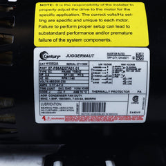 Century - H1052A- Condenser Fan Motor