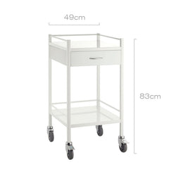 Medical Trolley with Drawers 49 cm | 1 Drawer Medvana UK