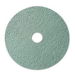 3M Burnish Floor Pad 3100, 20" Diameter, Aqua, 5/Carton - MMM08753