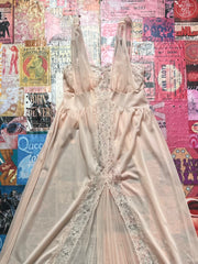 Baby Pink Lace Slip Dress
