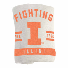 Illinois Sublimated Sweatshirt Blanket - Logo Brands