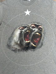Givenchy Monkey Brothers Colombian Fit T-Shirt - Grey Givenchy