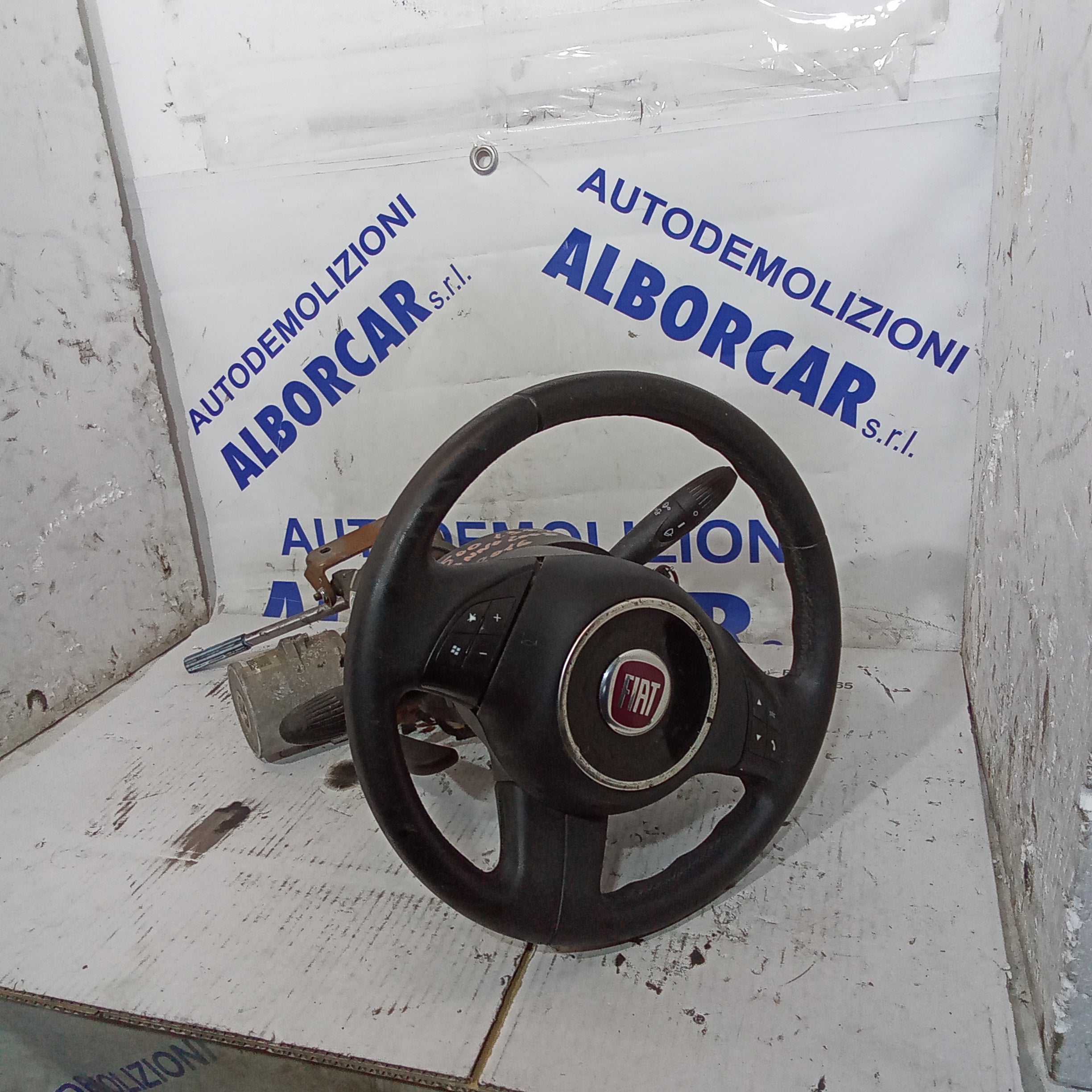 canna piantone sterzo completo(devioluci volante) fiat 500 1.3 mjt anno 2008/2016 codice 26133624