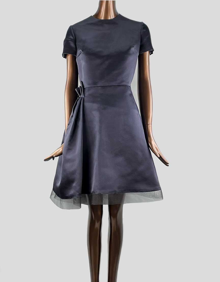Christian Dior Silk A Line Evening Dress - 8 US