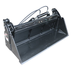 Landy Attachments Tilting Skid Steer Attachments 68" 4IN1 Combo Bucket with Cutting Edge Quick Attach, Universal Mount