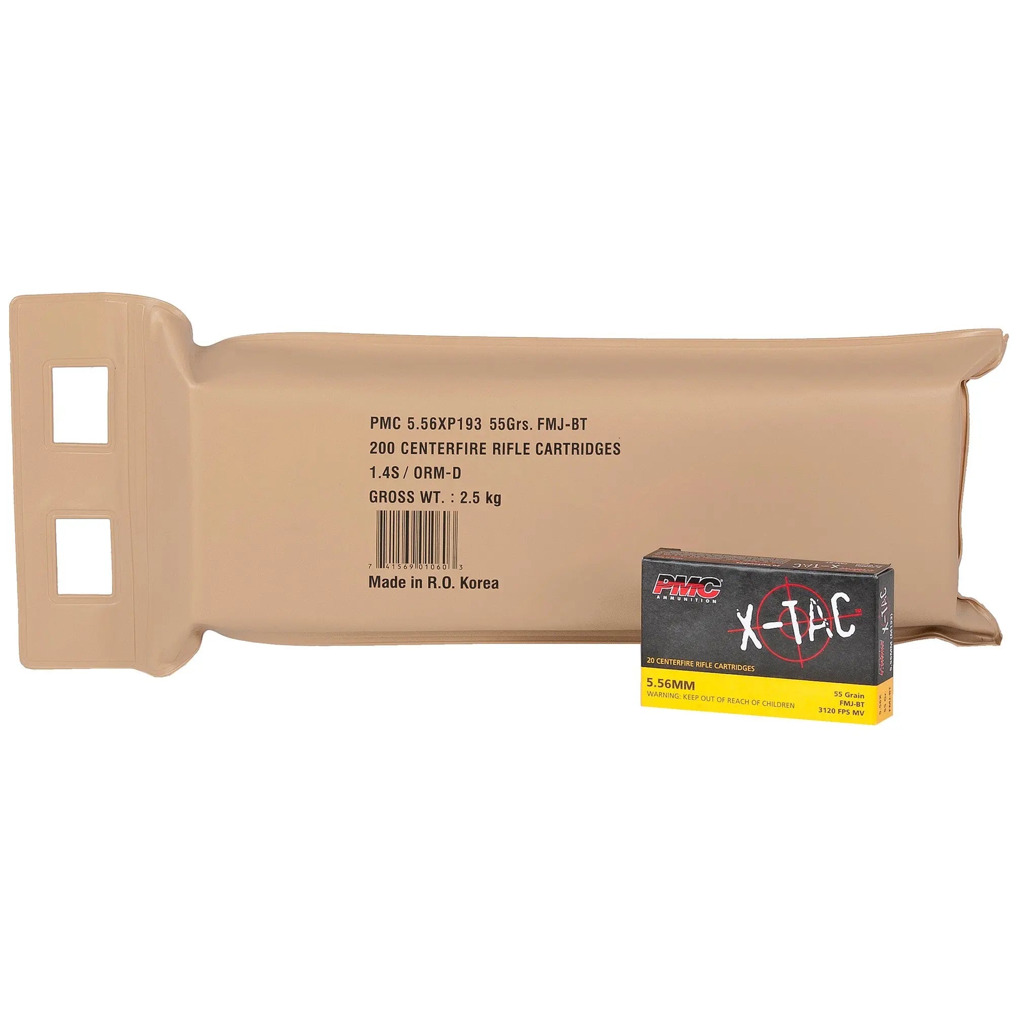 PMC XTAC 556NATO 55GR FMJ 10 BX BP - American Ordnance