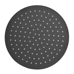 Ducha Regadera Uduke Negra Acero Inoxidable 10 Redonda Ht1622