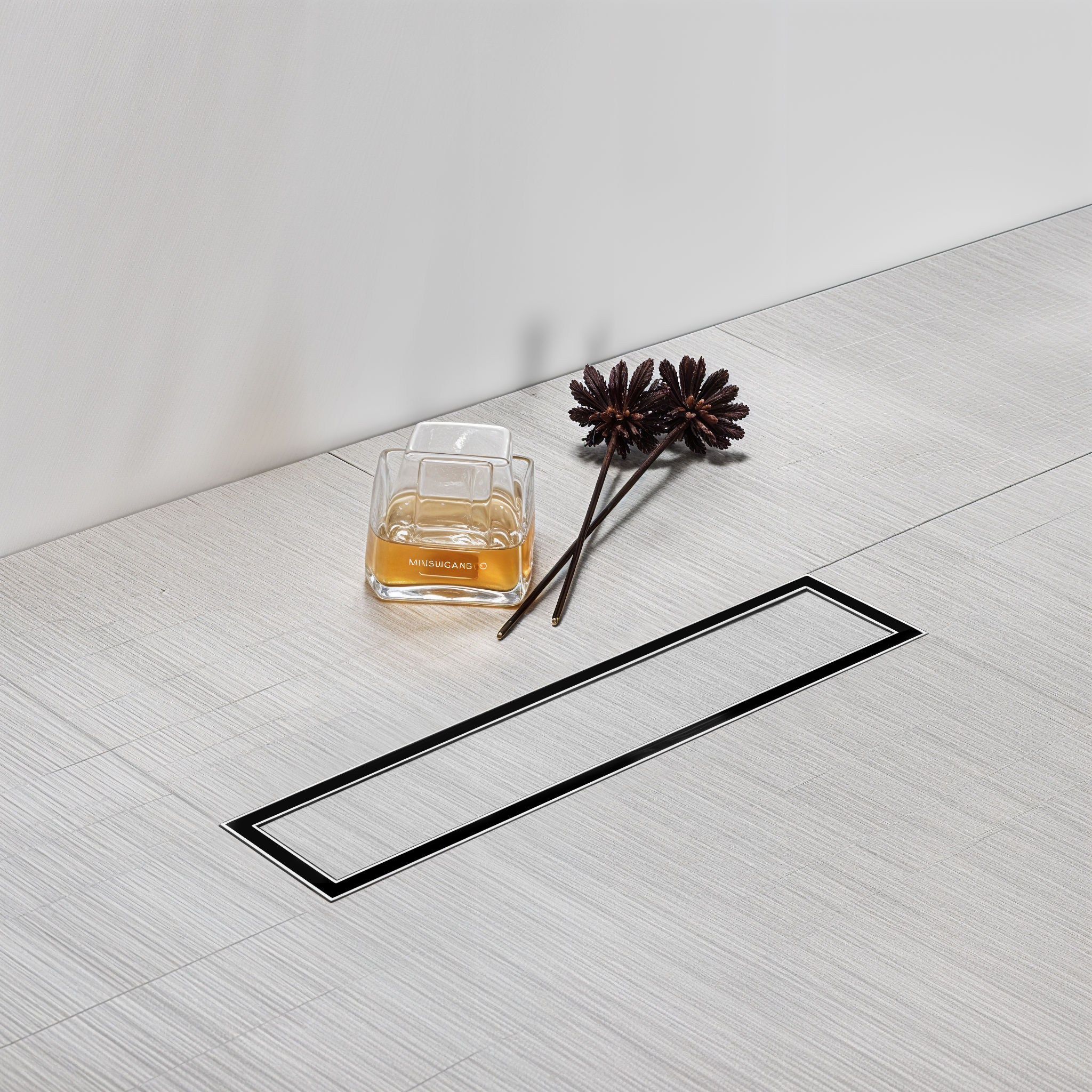 Marble Insert Shower Drain Channel (18 x 3 Inches) - LIPKA - Lipka Home