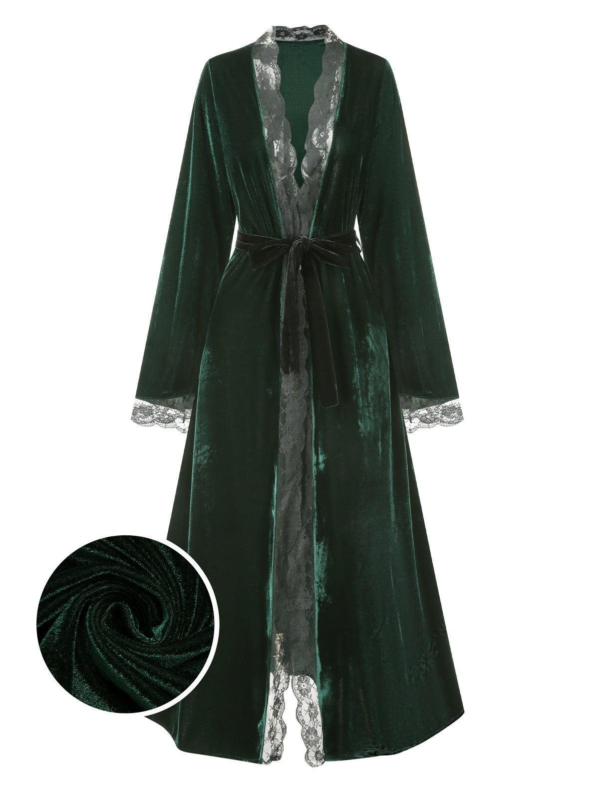 1970s Lace Trim Velvet Lounge | 1970s | vintage fashion, retro style