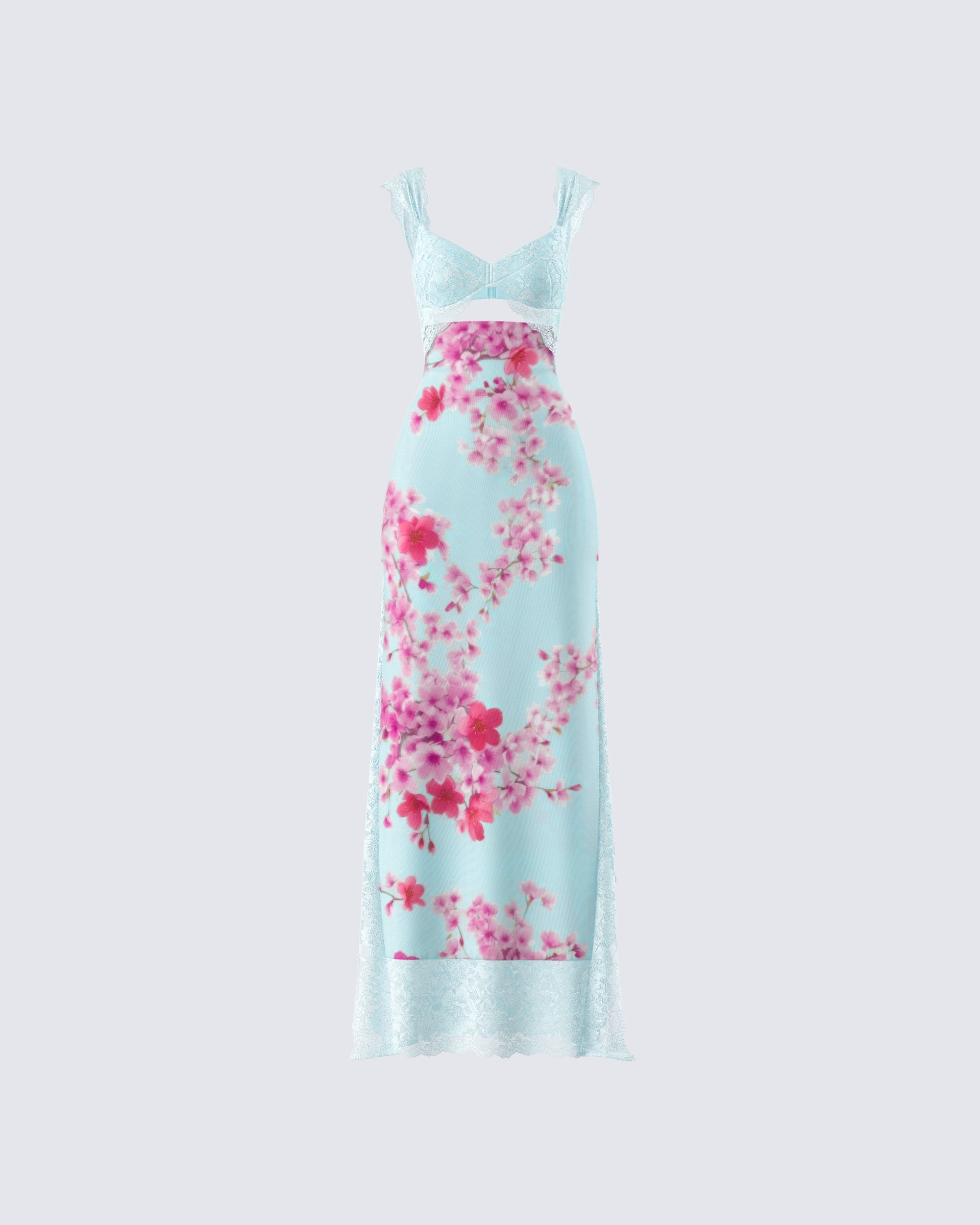 Women's green maxi dress – FINESSE