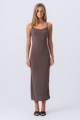 Amaya Maxi Dress - Brown