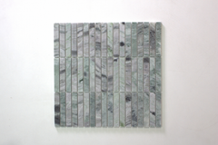 Eon – Sage Green Mini Kitkat Stone Mosaic Tile (298x305 Sheet) | Box Of 11 Sheets – 1m²