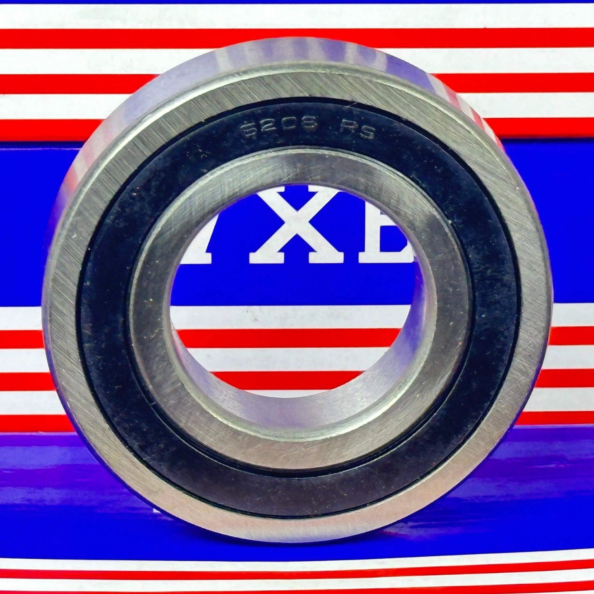 MR6208-2RS Bearing 40x80x18mm Sealed Ball Bearing front view in packaging