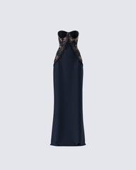 Women's black maxi dress – FINESSE