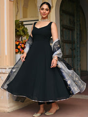 BLACK OMBRE ANARKALI SET