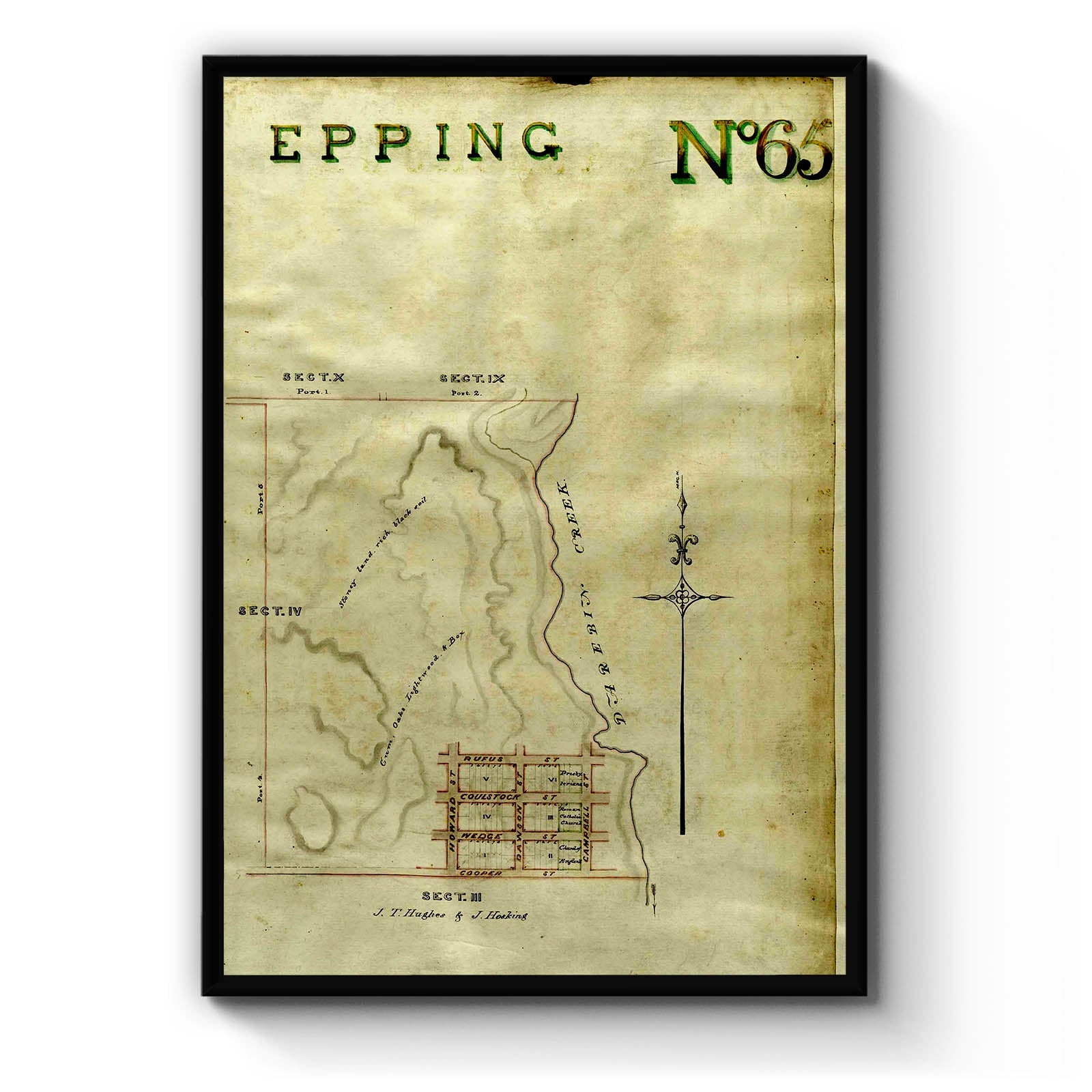 Epping, Victoria Australia Vintage Map #3 (185-?)