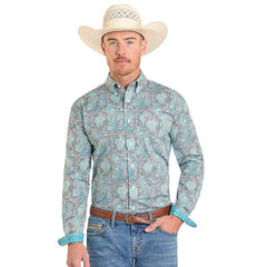 Men's Peacock Paisley Shirt