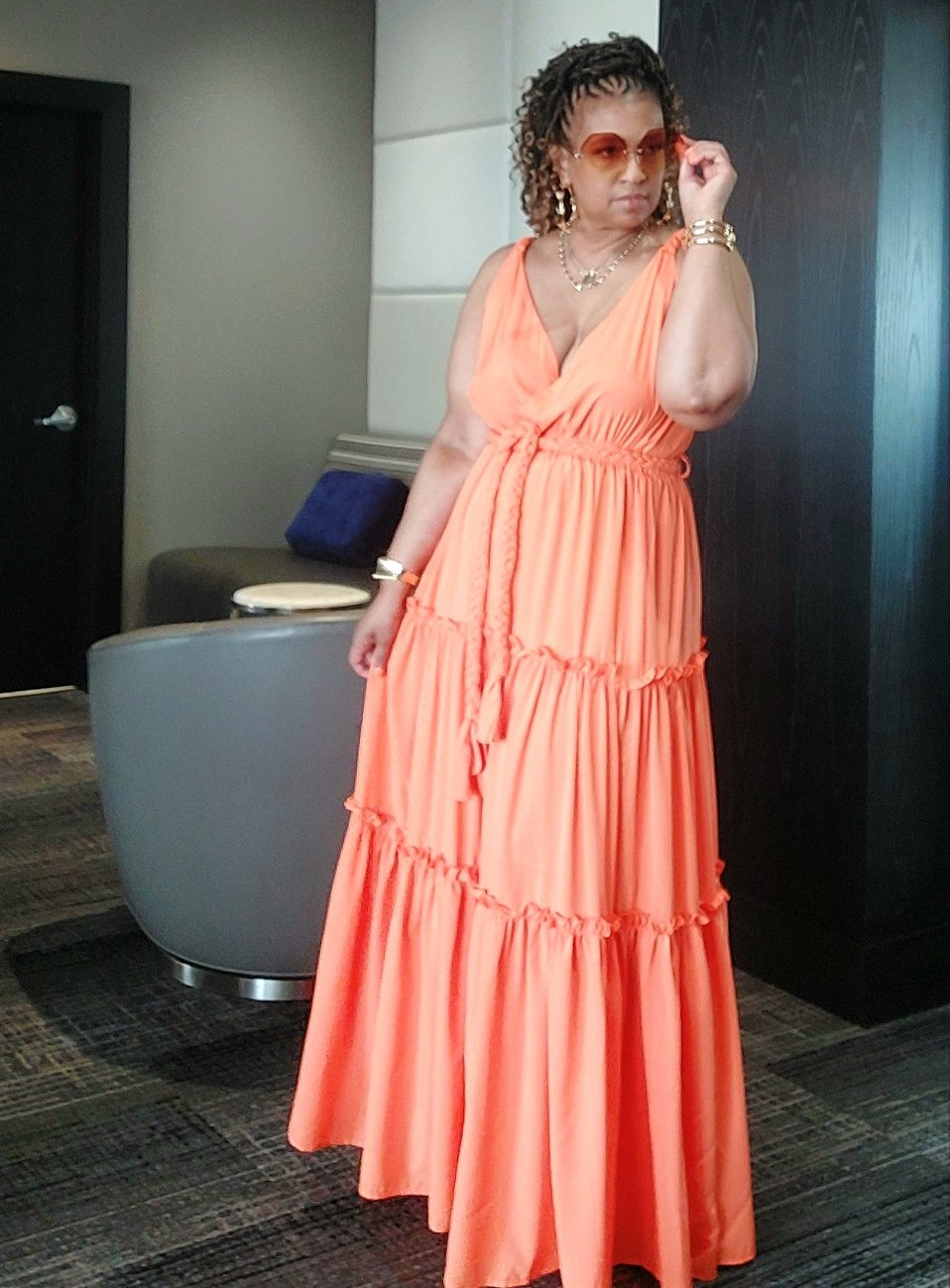 Rope Maxi Dress Plus Size