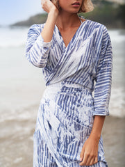 Tulip Wrap Dress (Cotton)
