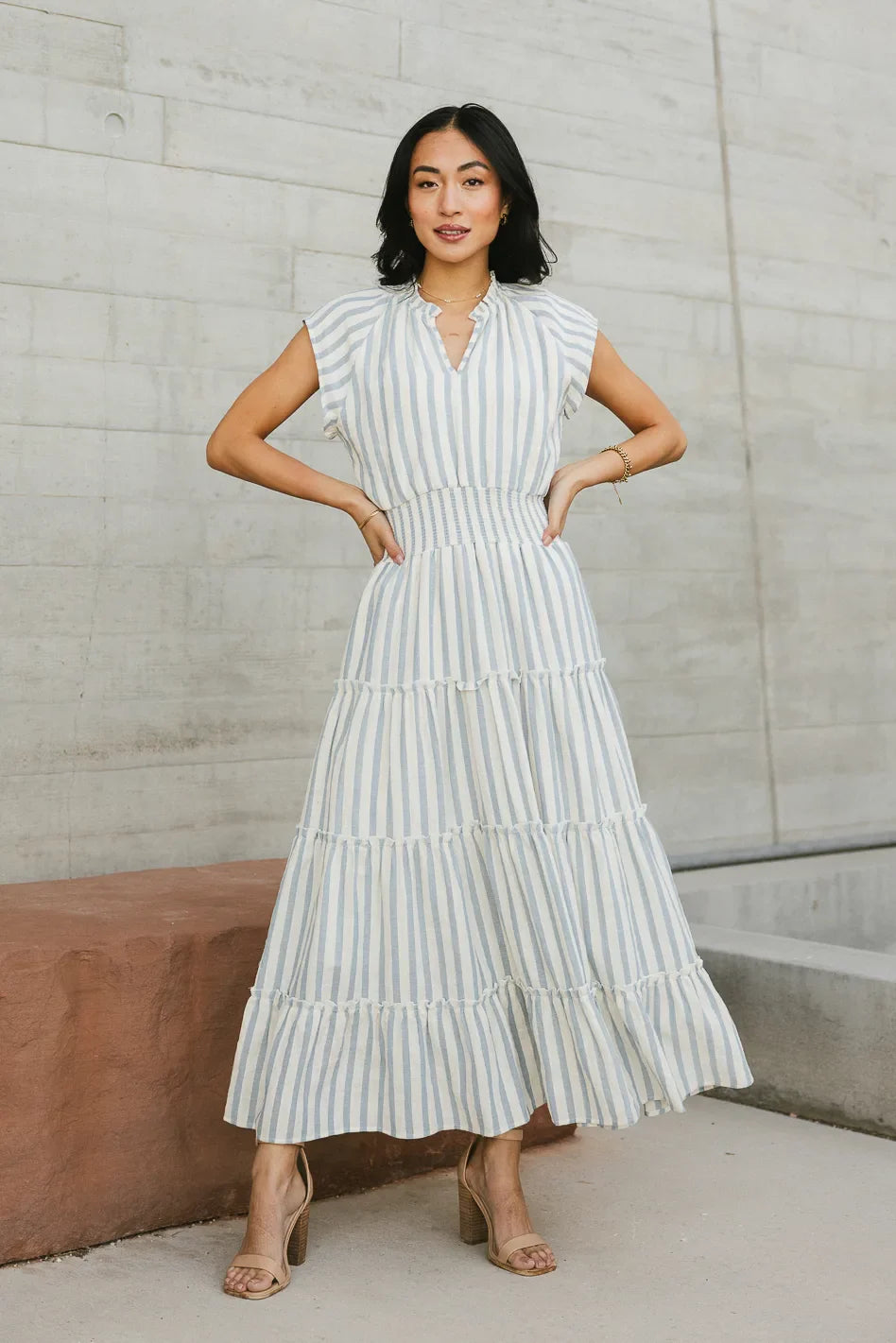 Maxi striped dress