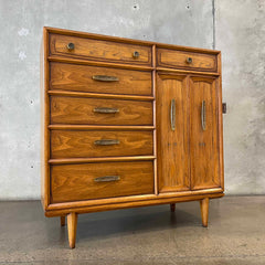 Mid Century Modern Solid Wood Dresser By Heritage
