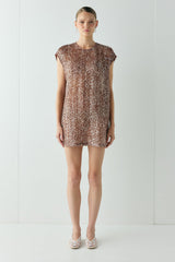 Esme Sequin Mini Dress Wine - size:Kjnara:AU 6 / US 2