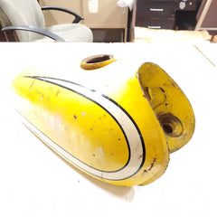 VTG Yamaha 1974 GT80 1973 GT1 GT MX80 Yellow Painted Steel Petrol Gas Fuel Tank