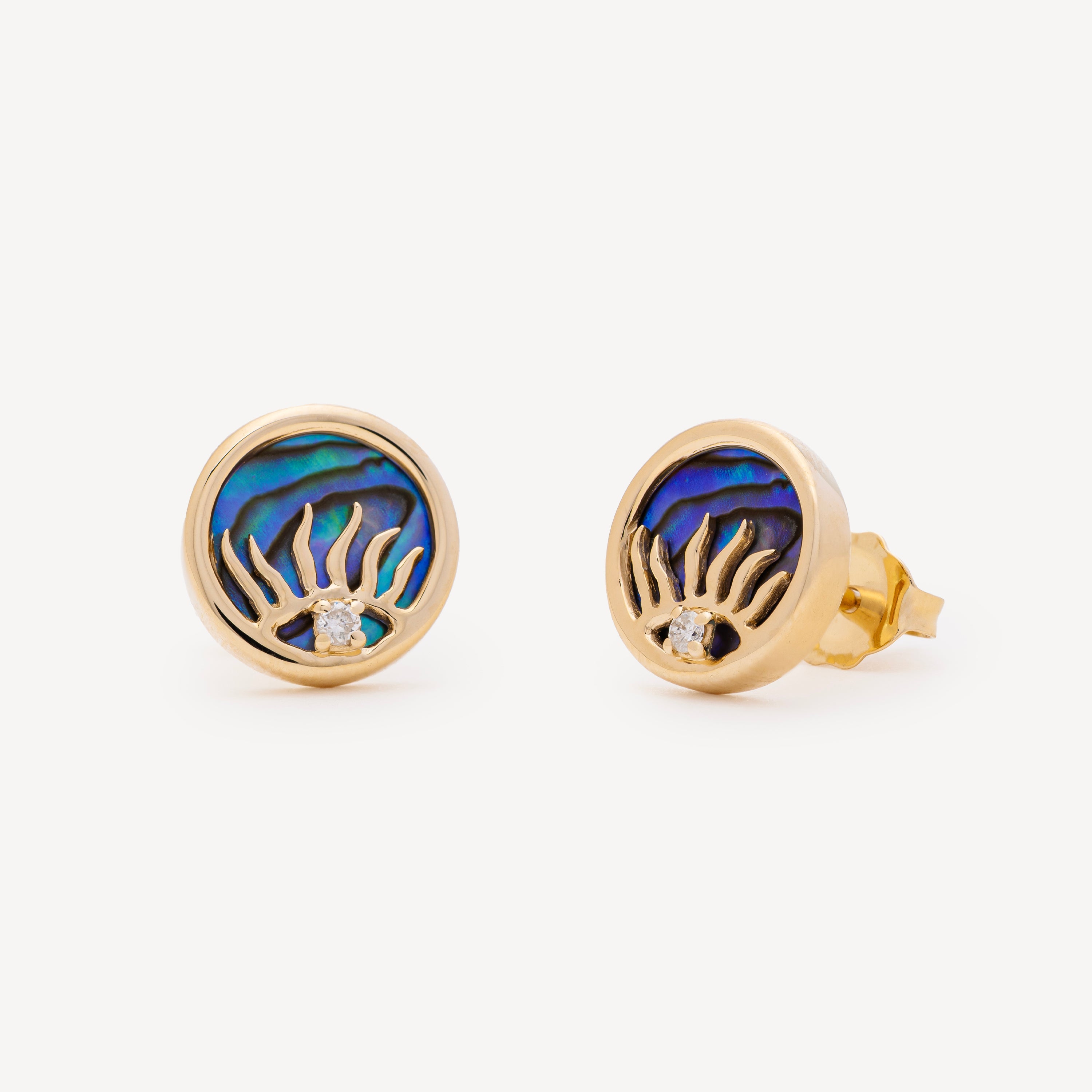Puces Sunrise Abalone Diamant