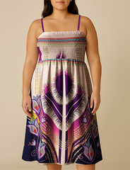 Dentalium Dreams Blush Smock Top Dress