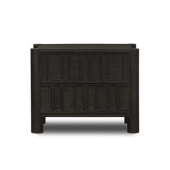 Ezri Nightstand - Black Oak
