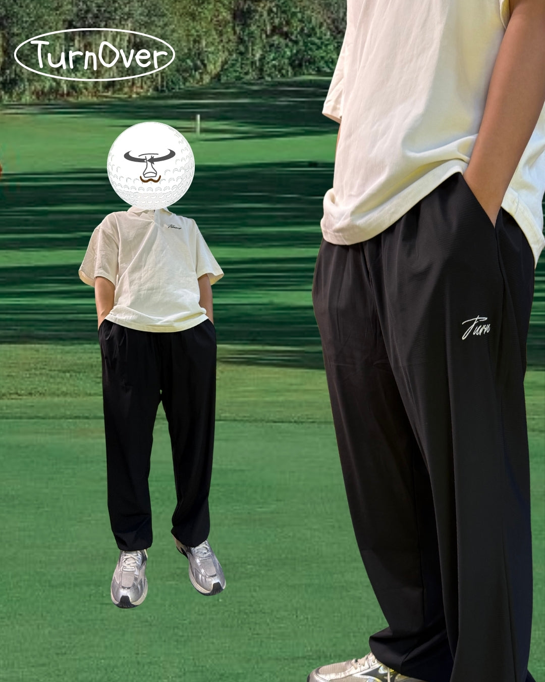 TURNOVER 25SS 𝗕𝗥𝗲𝗲𝘇𝗲 𝗗𝗿𝗼𝗽 𝗦𝗹𝗮𝗰𝗸𝘀 “25SS-LS5 冰感寬鬆西褲 ”