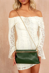 Camryn Olive Green Detachable Chain Bag