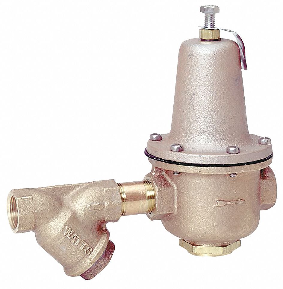 Watts Water Pressure Regulator Valve, Lead Free Brass, 25 to 75 psi - 1 1/2 LF223-S