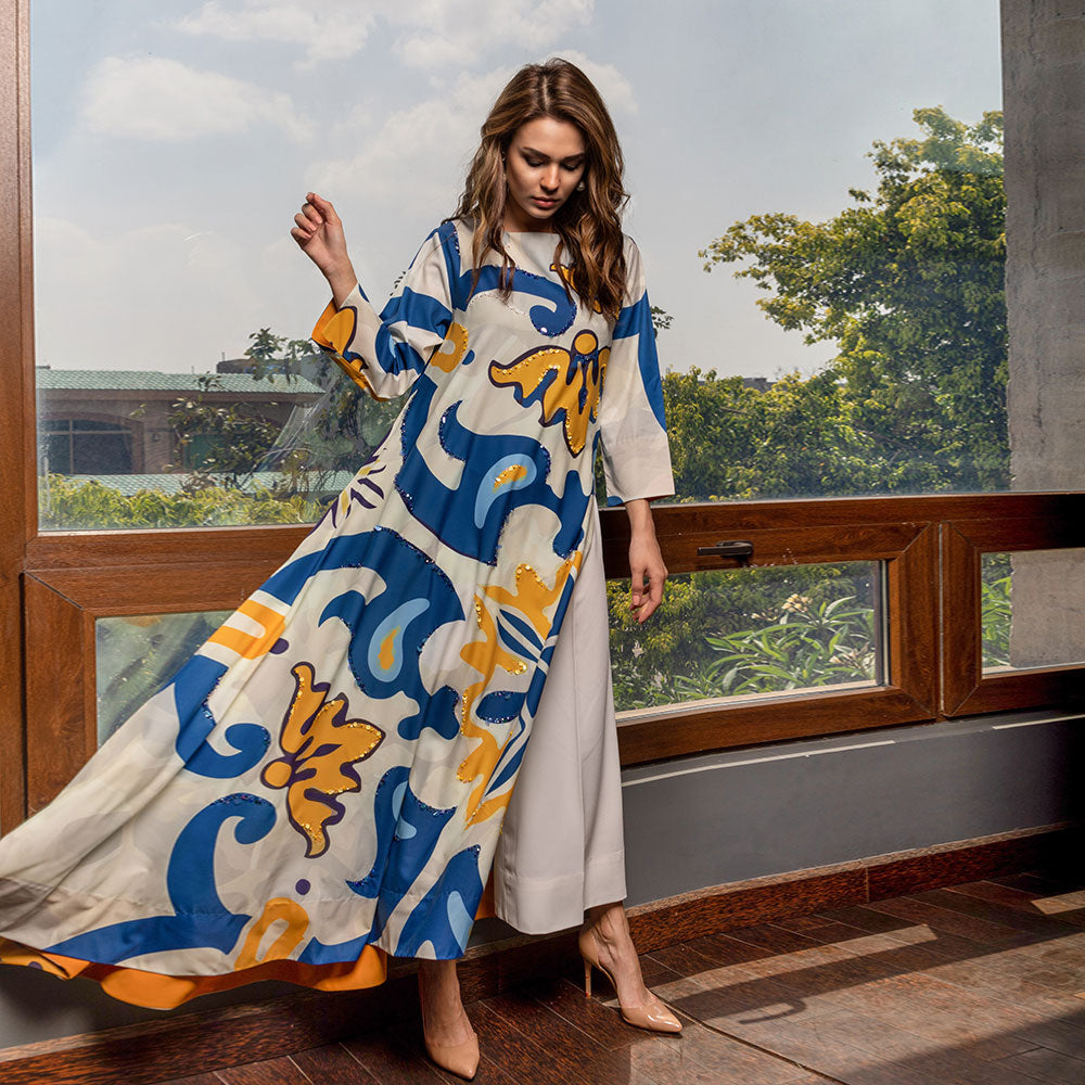 Lulusar SEO LONG Silk Formal 3 Piece Dress - 0252