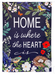 Greenhouse Retreat Suede House Flag