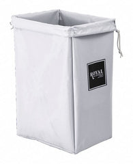 Royal Basket Vinyl, Open Top Hamper Bag, 16 in L X 15 in W, White - G00-WWX-HBN