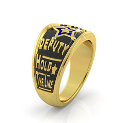 Deputy Sheriff Hold the Line Ring