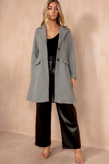 Tatum Monochrome Longline Coat