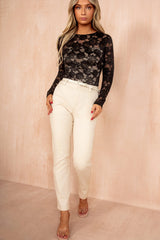 Kaylani Black Lace Bodysuit