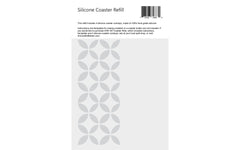 Silicone Coaster Refill and pattern