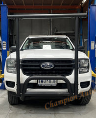BLACK Nudge Bar with Front H Rack For Next Gen Ford Ranger 09/2022-2025